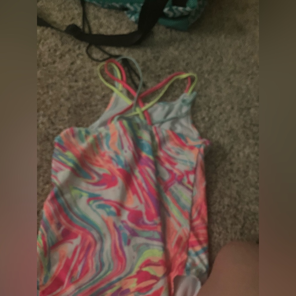Girls swimsuit, size 14! Brand children’s place hardly worn.